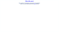 Desktop Screenshot of kortis.net
