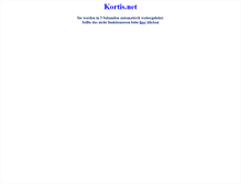 Tablet Screenshot of kortis.net